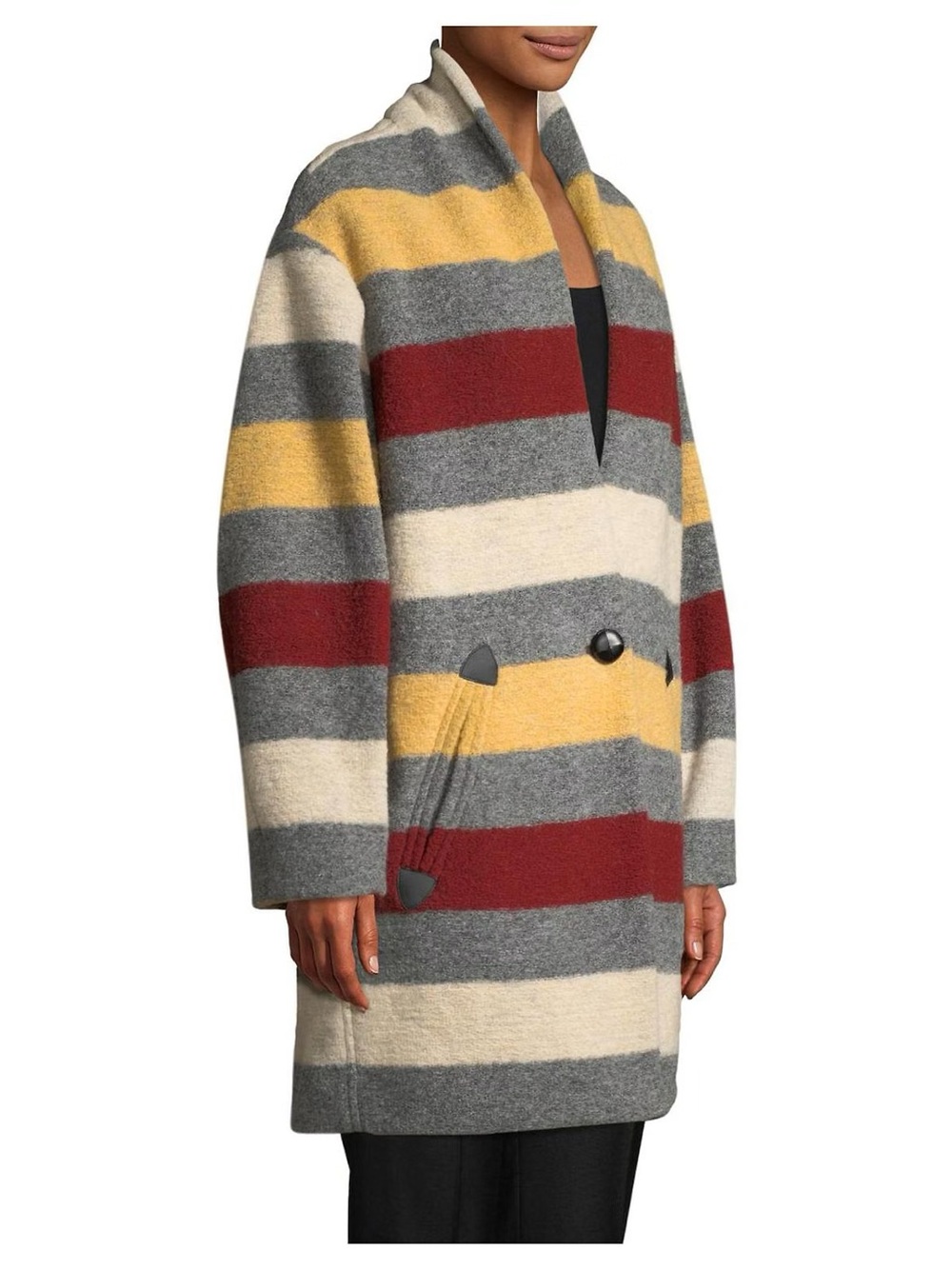 Isabel Marant Striped Wool coat sz M